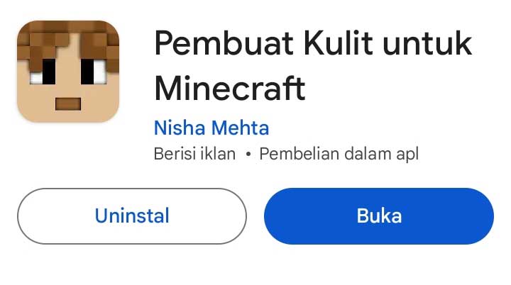 Aplikasi Skin Minecraft